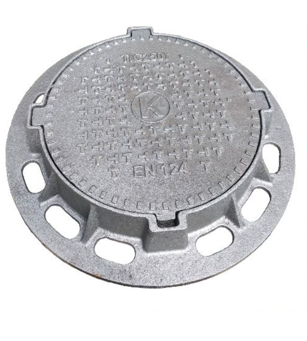 Люк каналізаційний Т(С250), 25 тонн, сірий чавун